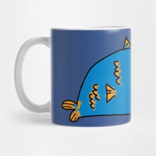 funny piranha fish Mug